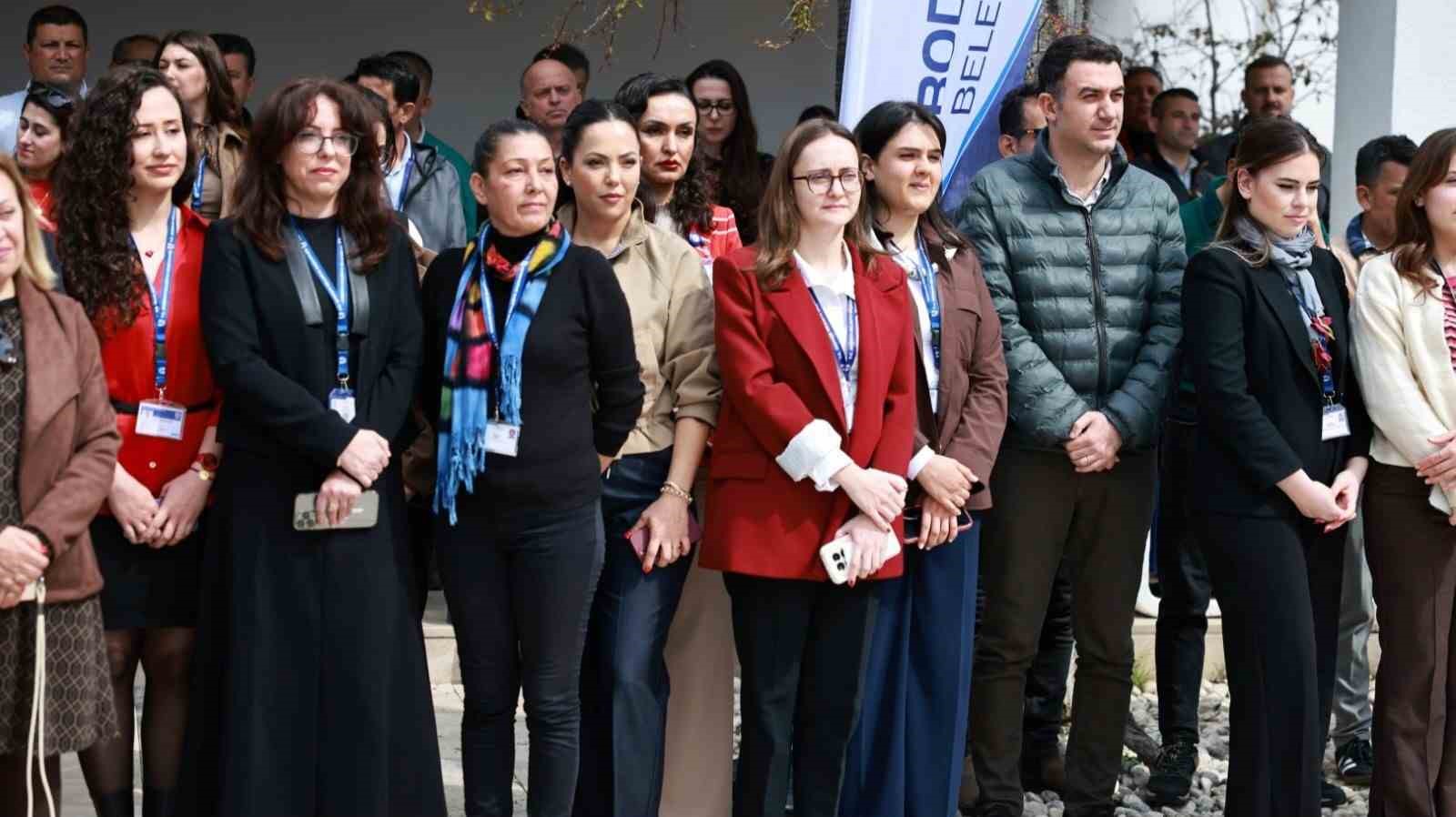 Bodrum Belediye Başkanı Mandalinci belediye personeli ile bayramlaştı
