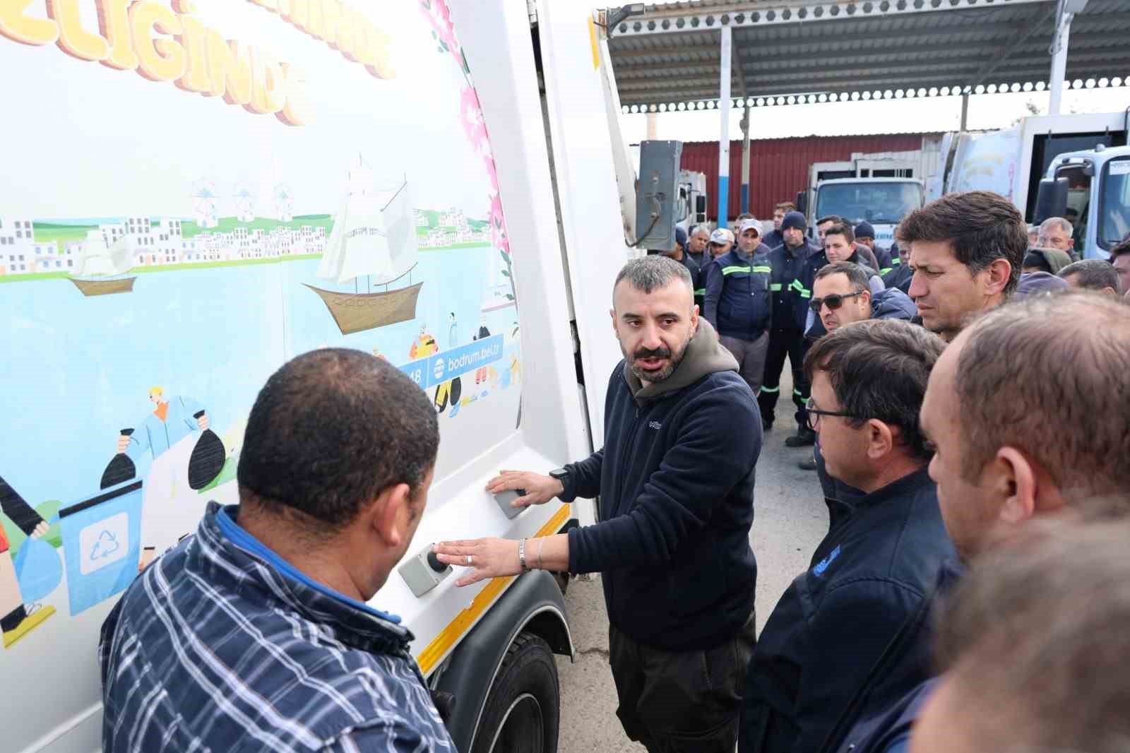 Bodrum Belediyesi’nde araç ve ekipman kullanımı eğitimi
