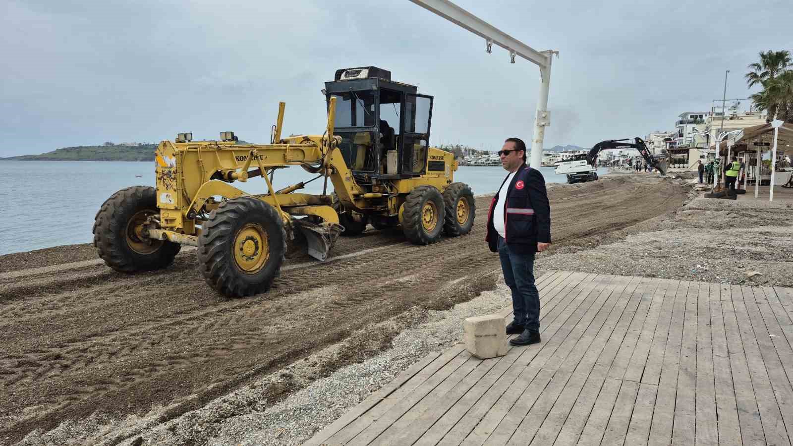 Bodrum Kumbahçe’de düzenleme çalışmaları başladı
