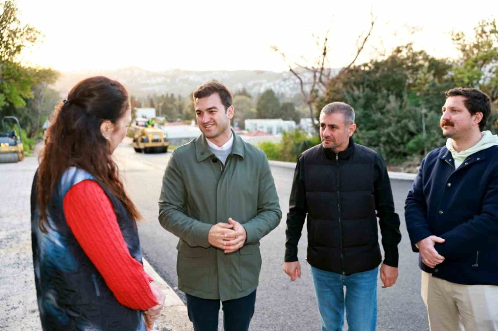 Bodrum’da Bergamut Caddesi yenilenen yüzüyle hizmete açılıyor
