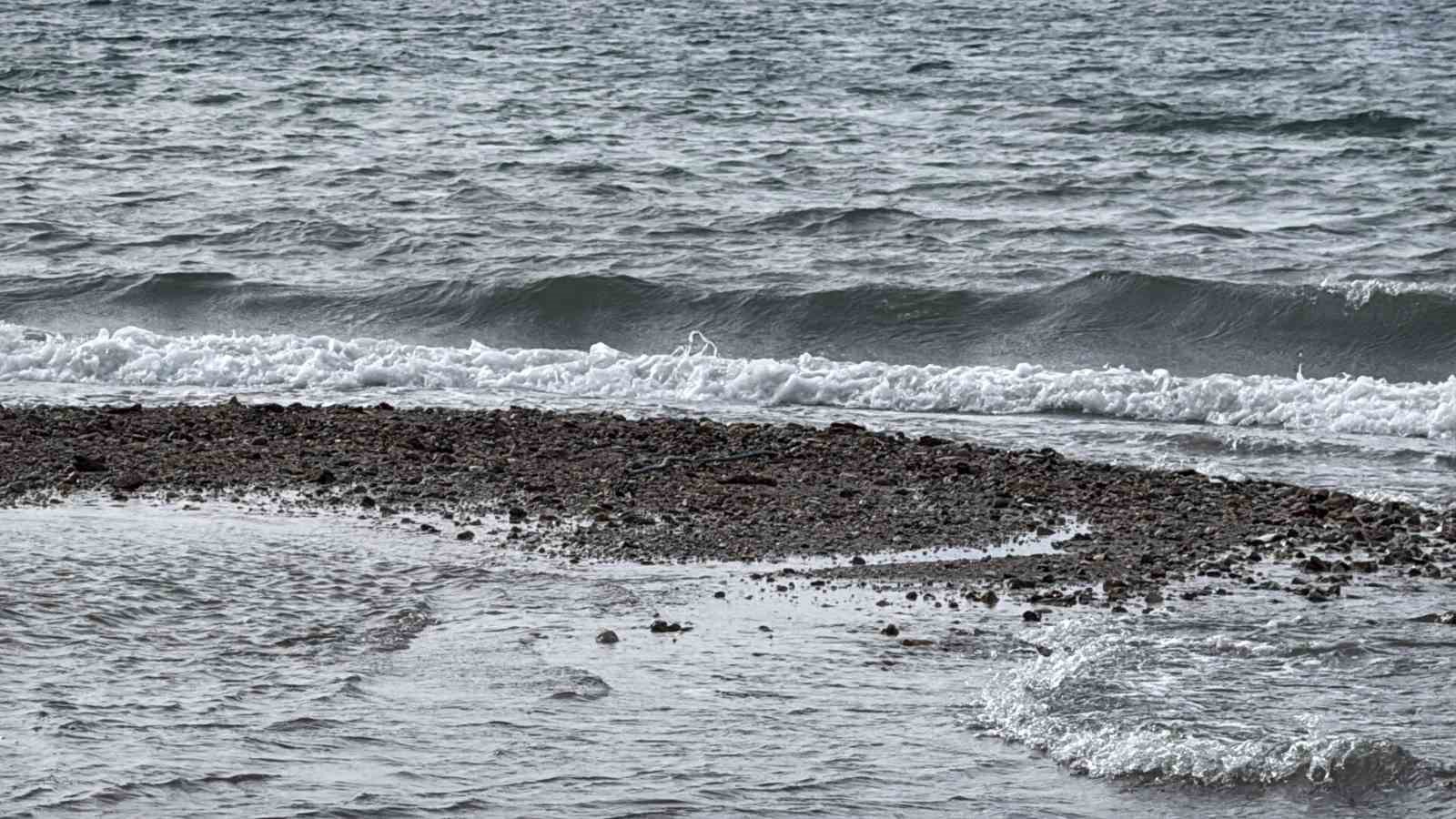 Bodrum’da deniz çekildi
