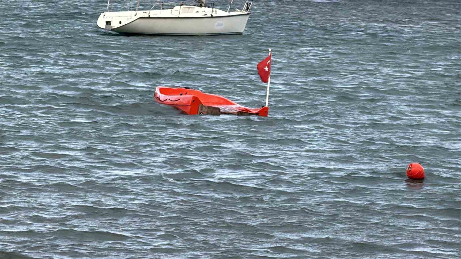 Bodrum’da fırtına etkili oldu
