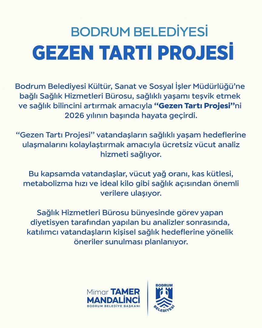 Bodrum’da ’Gezen Tartı’ vatandaşların hizmetinde
