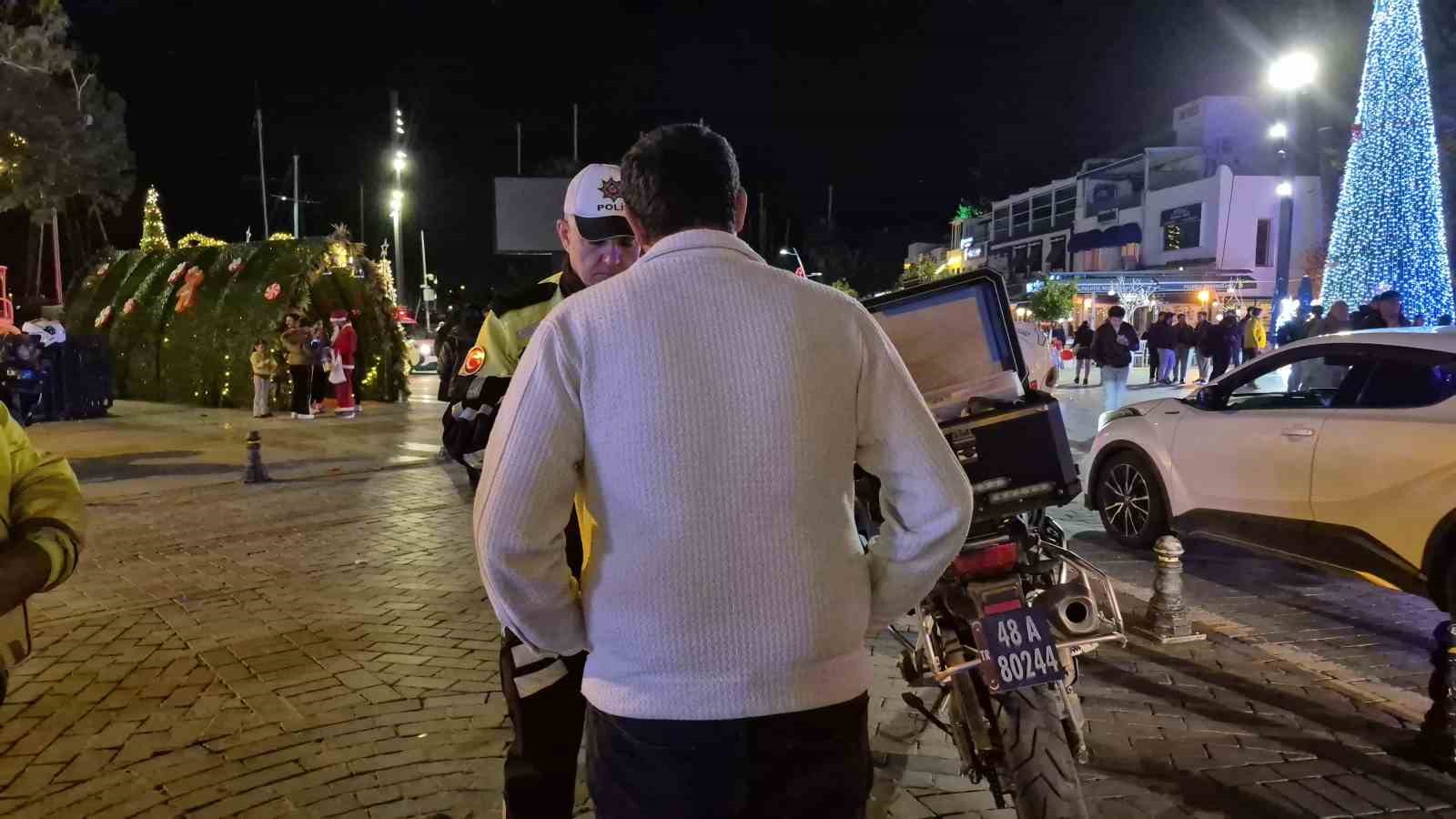 Bodrum’da polis ekiplerinden sıkı denetim
