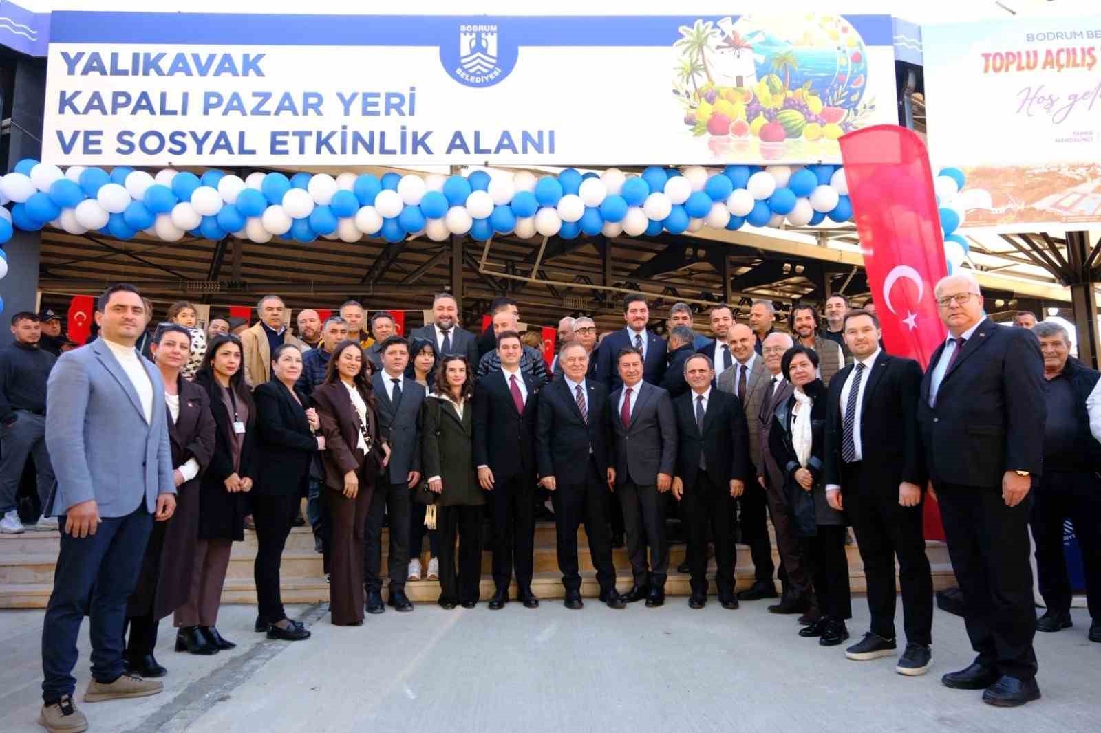 Bodrum’da üç proje hizmete açıldı
