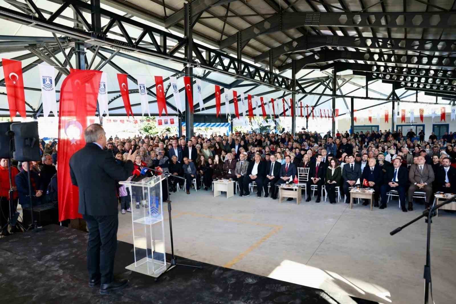 Bodrum’da üç proje hizmete açıldı
