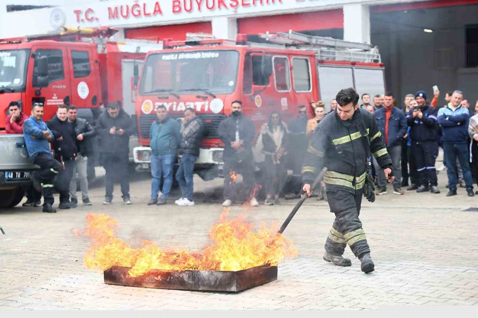 Bodrum’da yangın güvenliği bilinci artırılıyor
