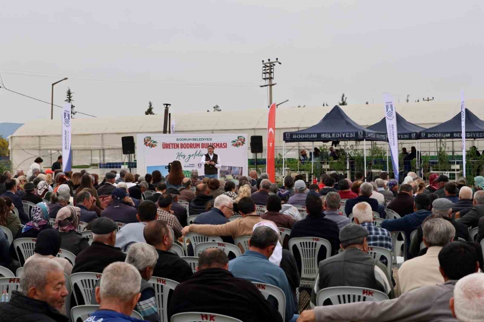 Bodrum’da yazlık fideler üreticilere dağıtıldı
