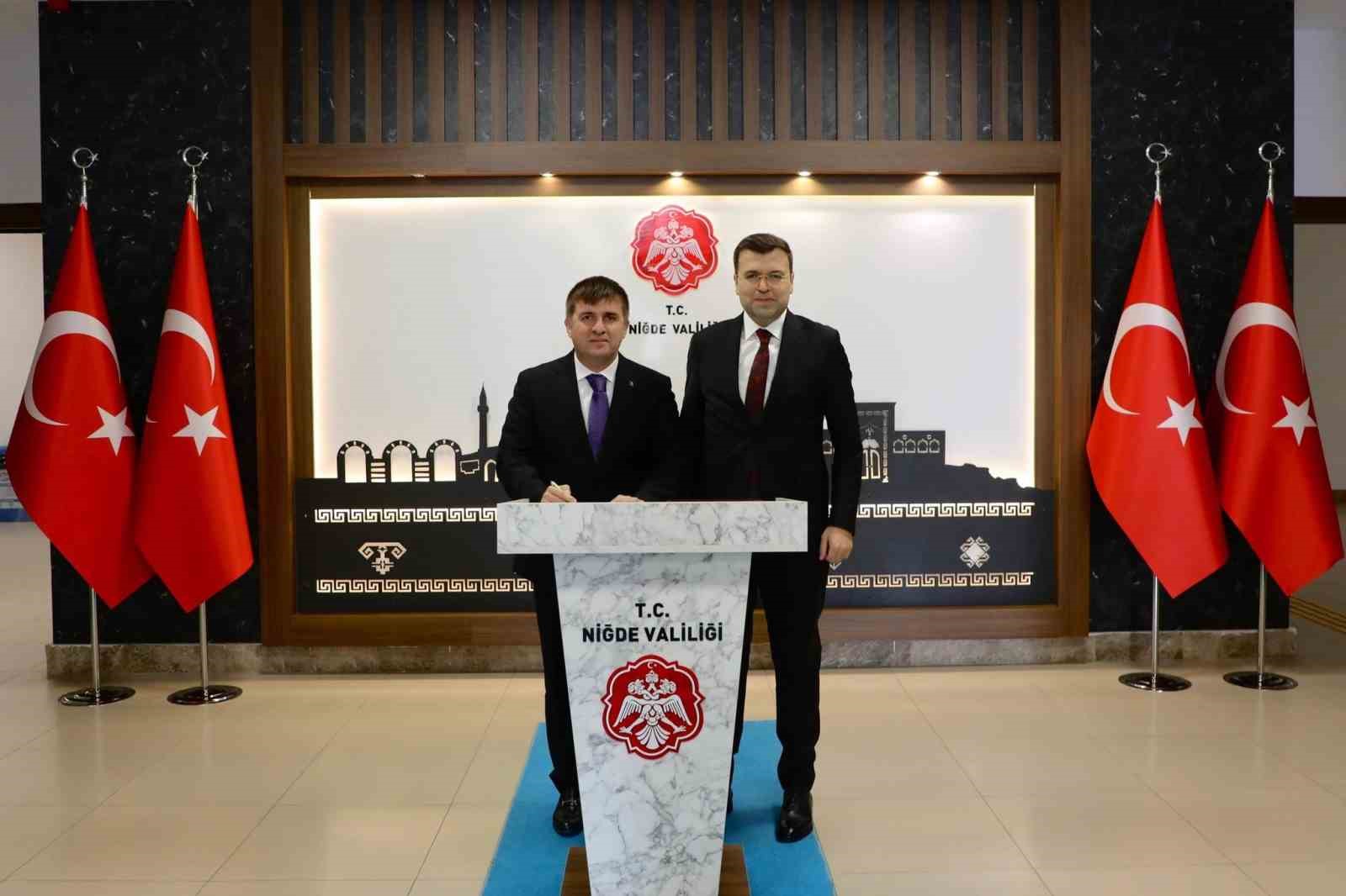 Bölge valilerinden Vali Nedim Akmeşe’ye hayırlı olsun ziyareti
