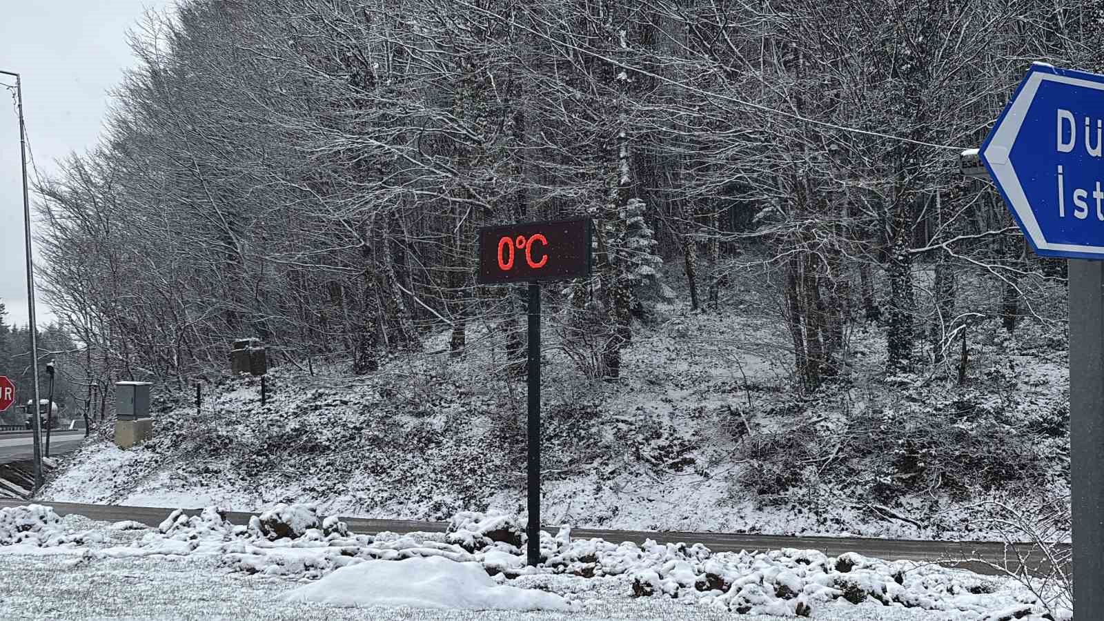 Bolu Dağı beyaza büründü
