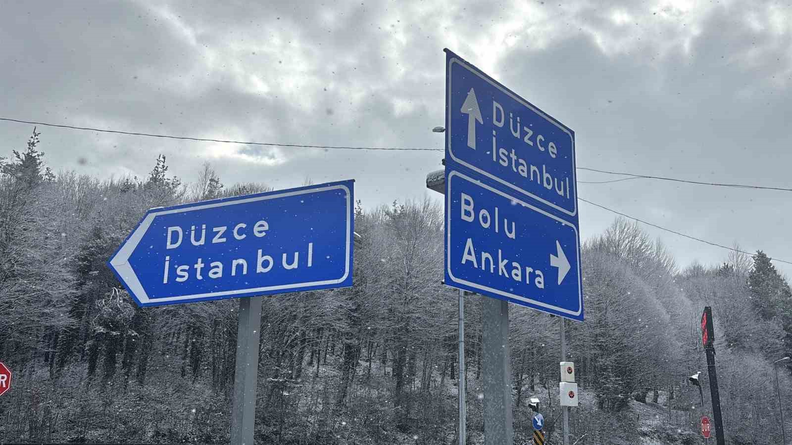 Bolu Dağı beyaza büründü
