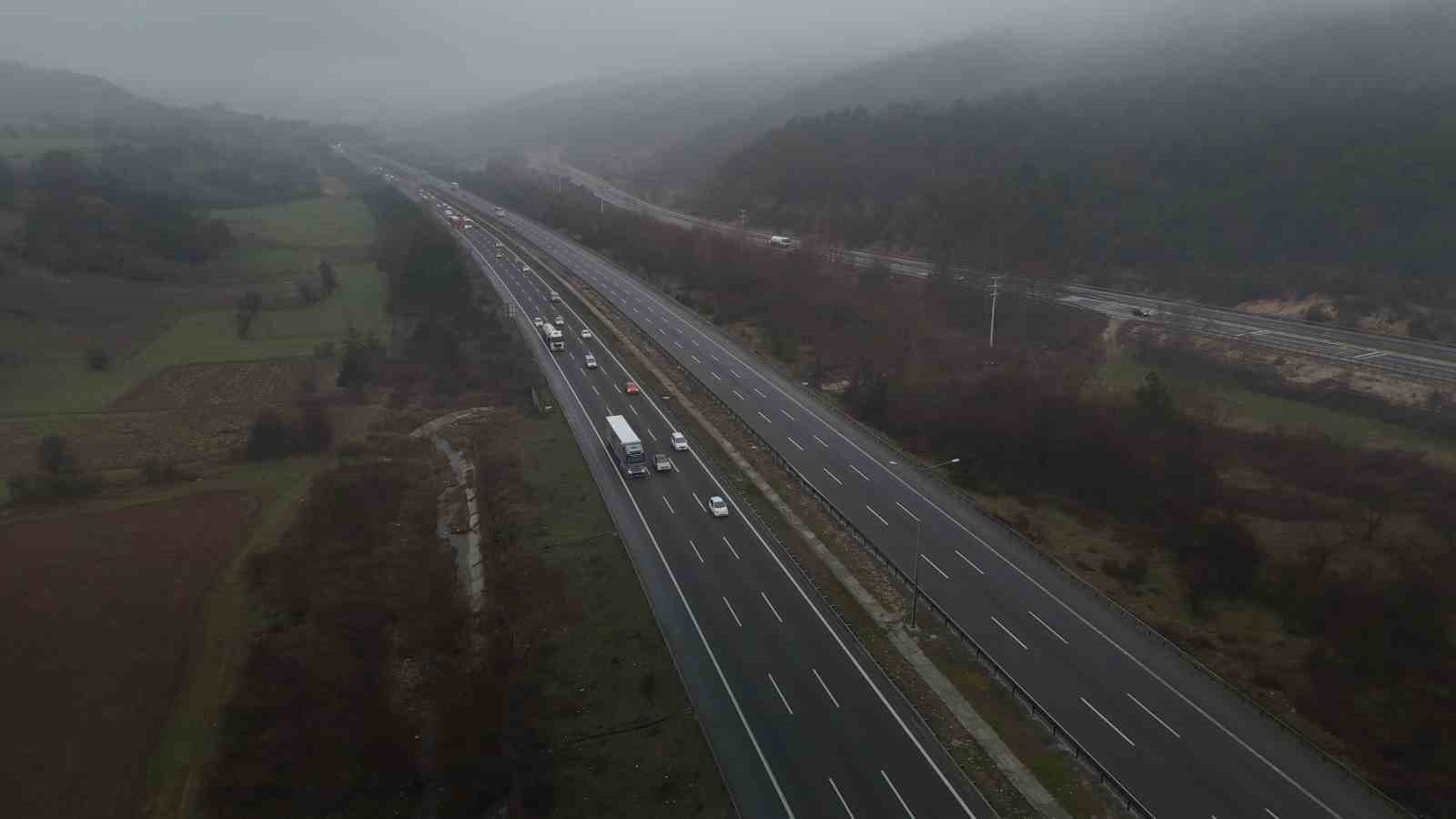 Bolu geçişinde bayram trafiği başladı
