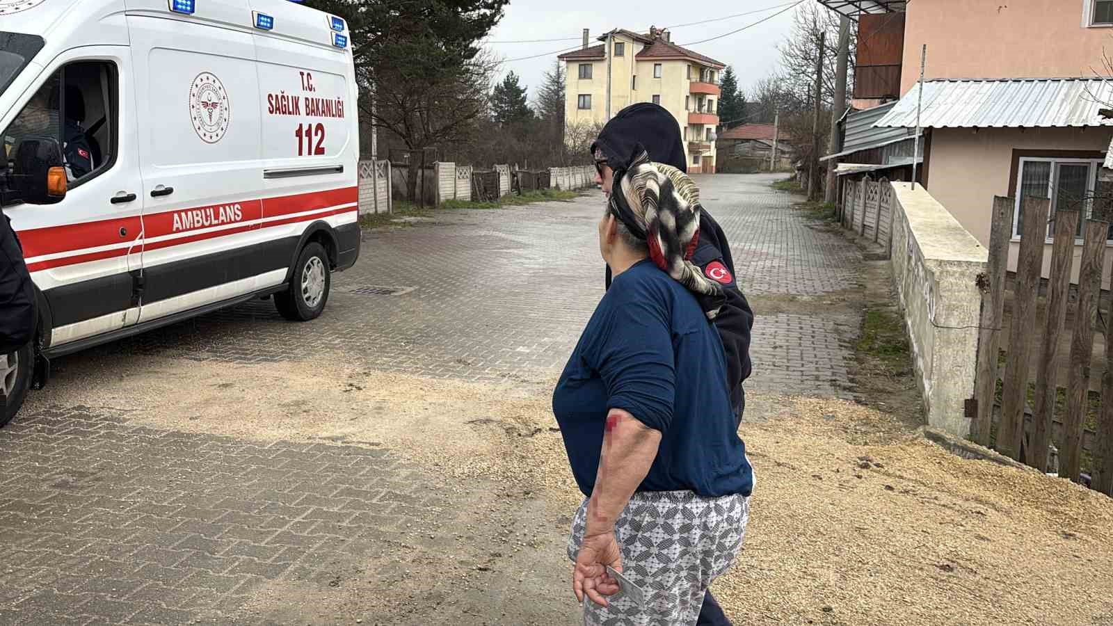 Bolu’da baca yangını: 1 yaralı
