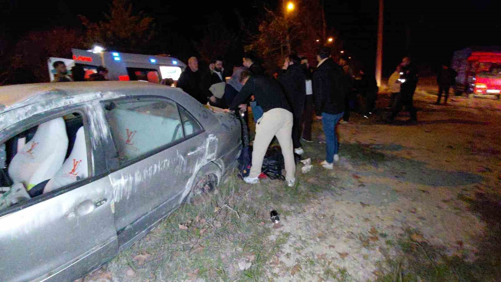 Bolu’da kazada ortalık savaş alanına döndü: 4 yaralı
