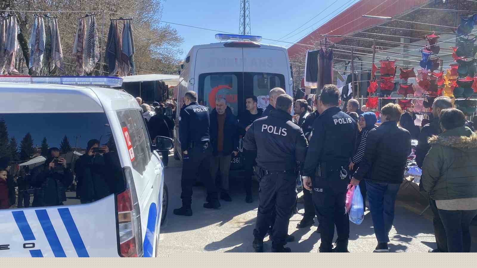 Bolu’da pazarda iki inşaat firması yetkilileri kavga etti: 3 yaralı
