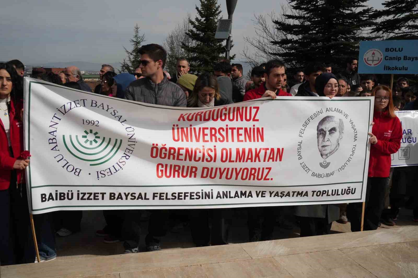 ‘Bolu’nun Babası’ İzzet Baysal vefatının 26’ncı yılında dualarla anıldı
