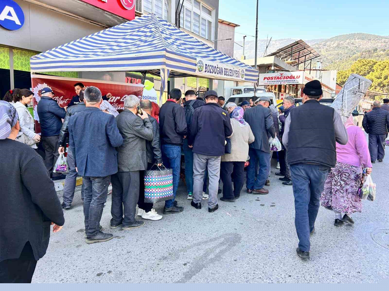 Bozdoğan Belediye Başkanı Özel kadınları unutmadı
