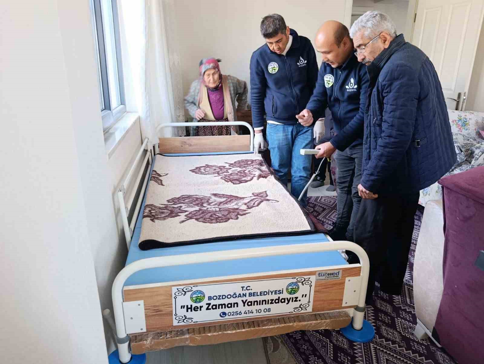 Bozdoğan Belediyesi, bakıma muhtaç vatandaşları yalnız bırakmıyor
