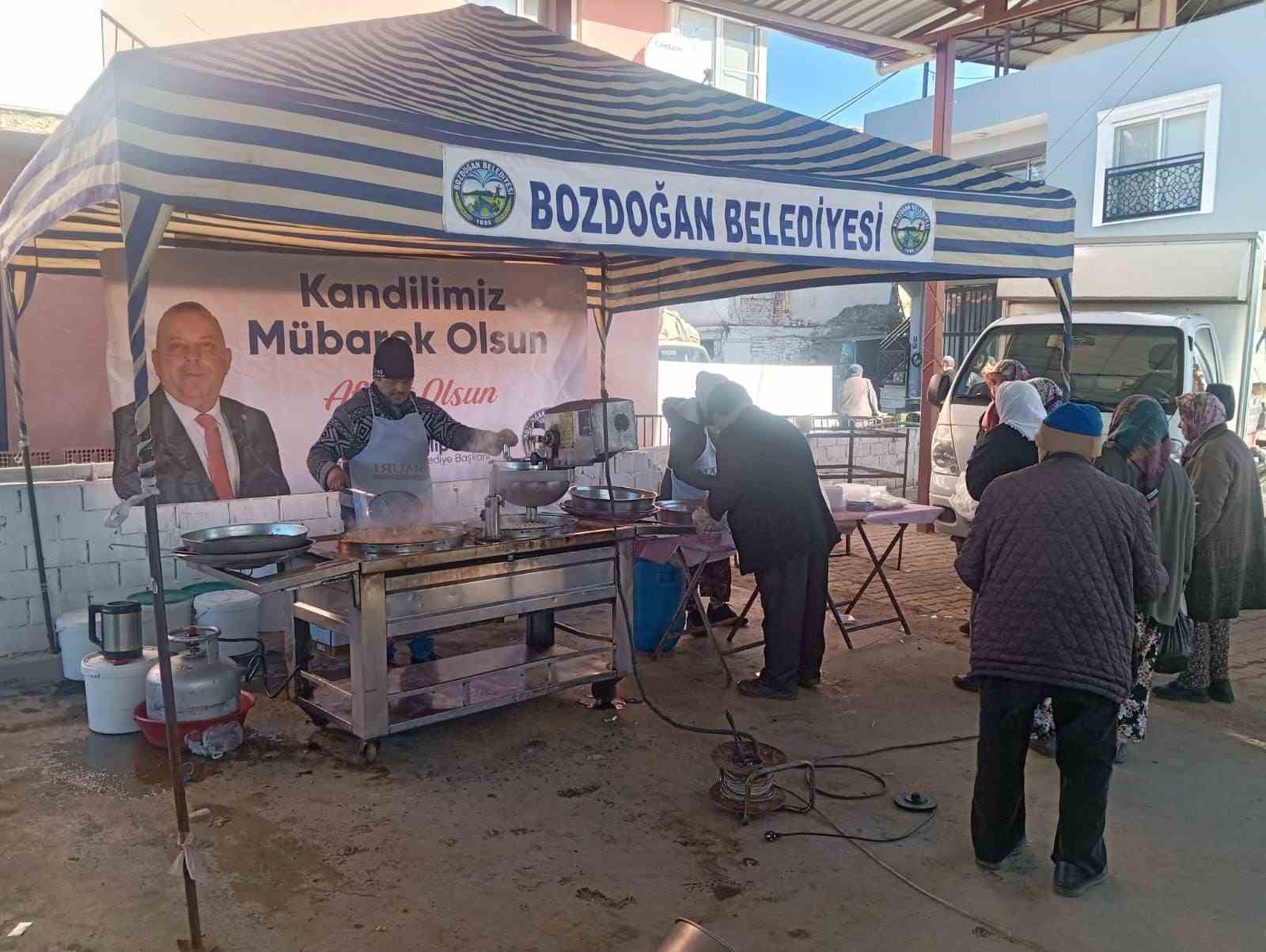 Bozdoğan Belediyesi’nden vatandaşa lokma ikramı

