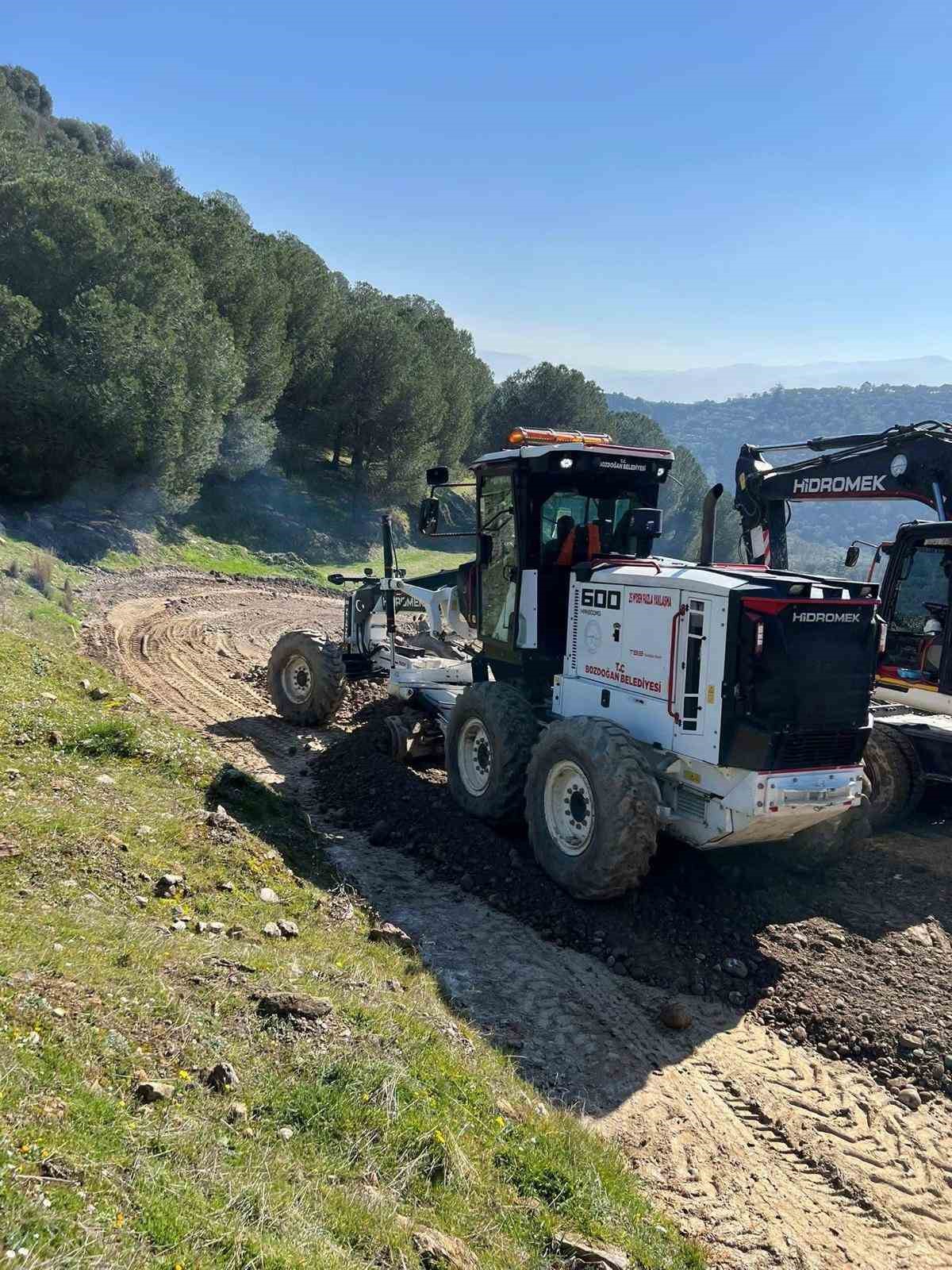 Bozdoğan Kale Mesire Alanı’nda yol çalışmaları başladı
