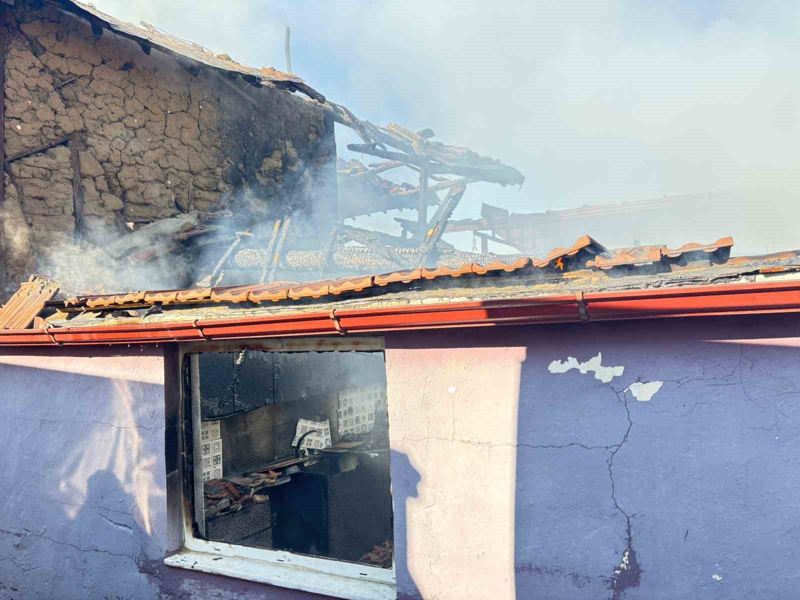 Bozdoğan’da ev alevlere teslim oldu
