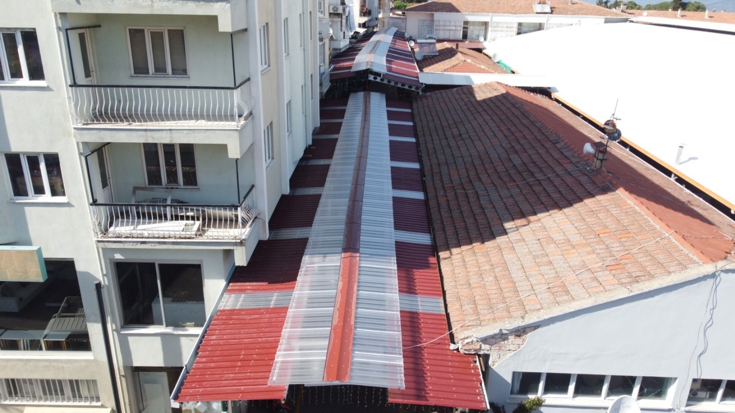 Bozdoğan’da Simit Pazarı Sokağı düzenleme çalışması tamamlandı
