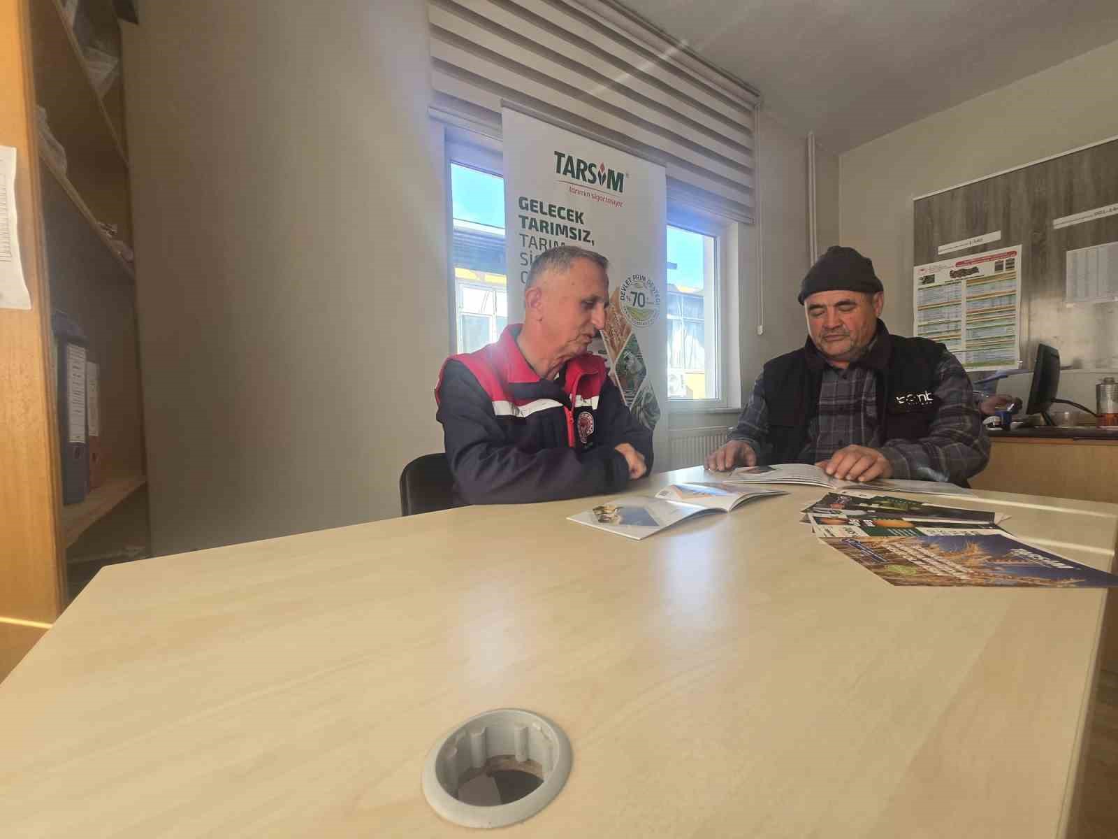 Bozdoğanlı üreticiler, tarım sigortaları konusunda bilgilendirildi
