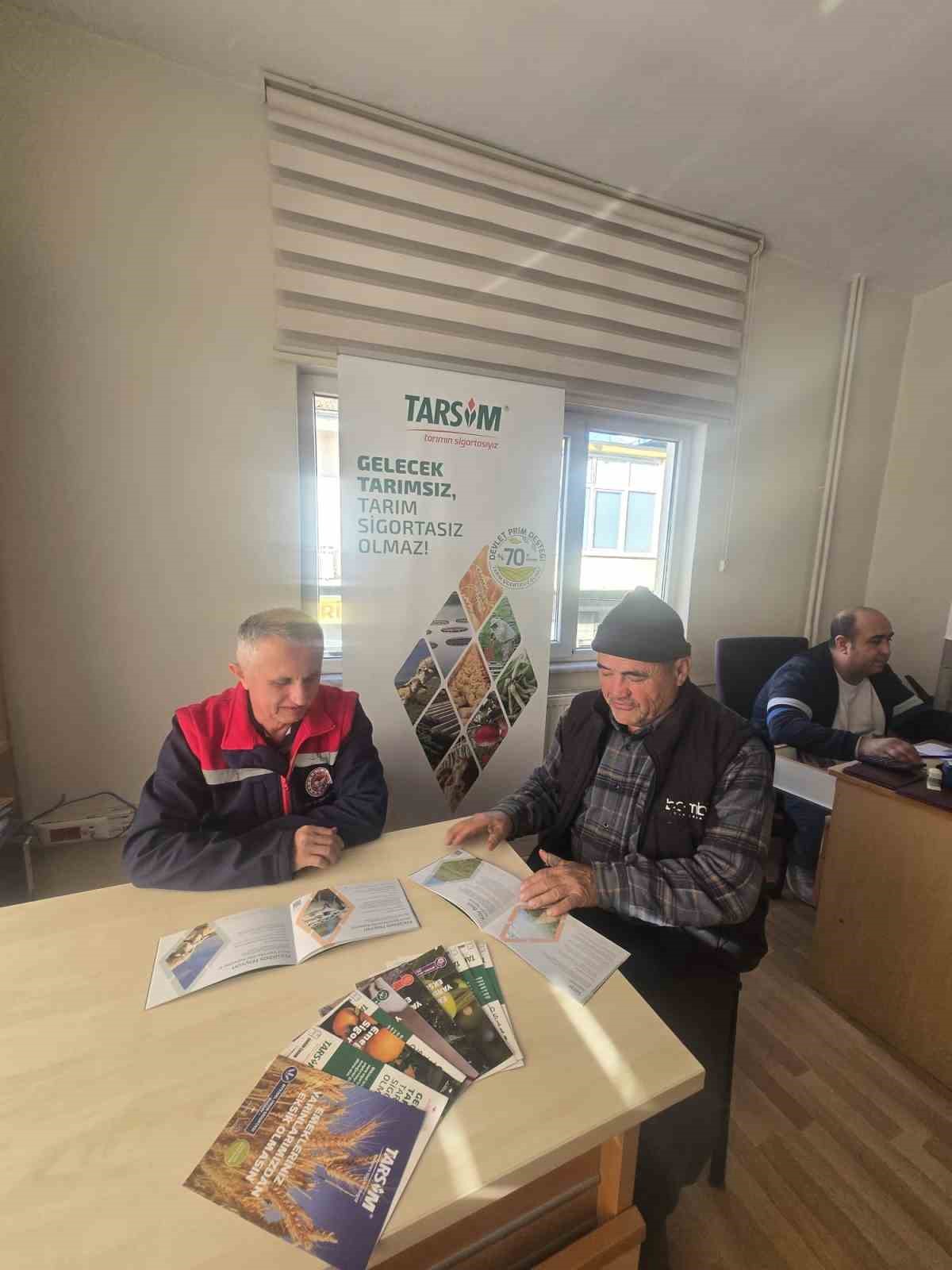 Bozdoğanlı üreticiler, tarım sigortaları konusunda bilgilendirildi
