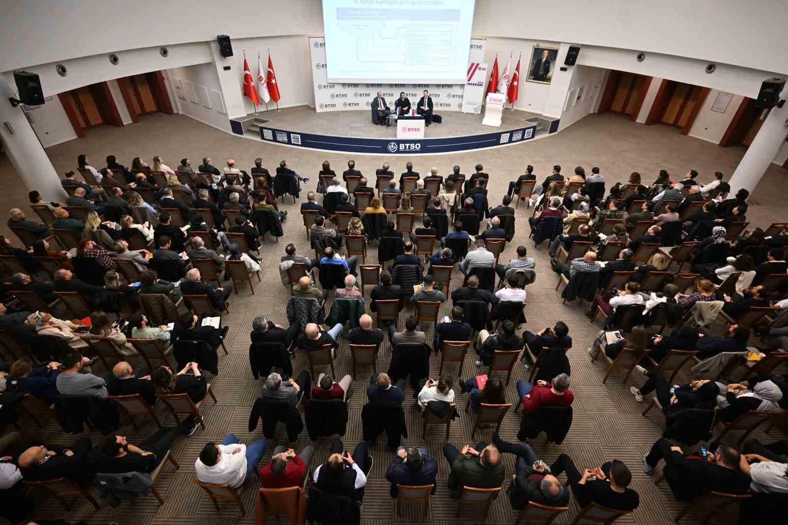 BTSO Akademi’de veri temelli vergi gözetimi ve uyum süreci anlatıldı
