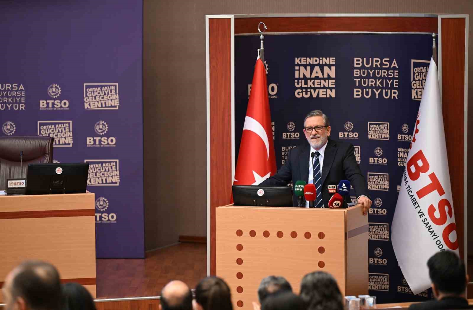 BTSO Başkanı İbrahim Burkay 2030 vizyonunu açıkladı
