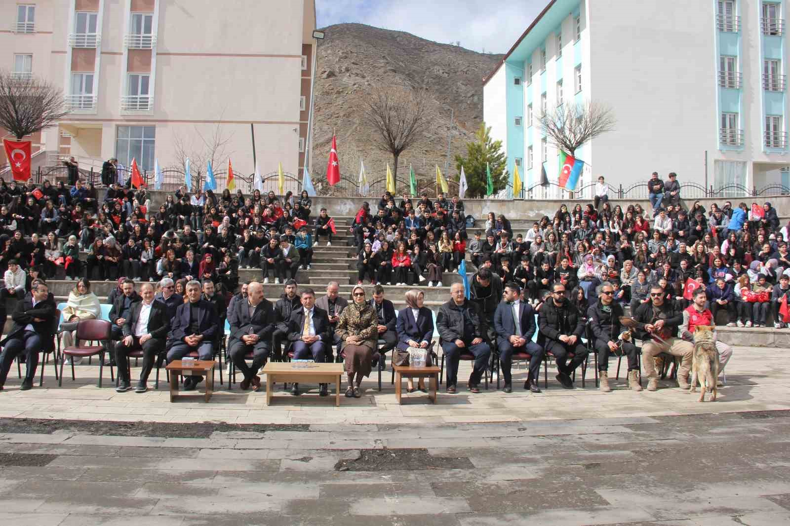Bu Nevruz diğerlerinden farklı: Kurtlar alanda gezdi, şahin havada uçtu
