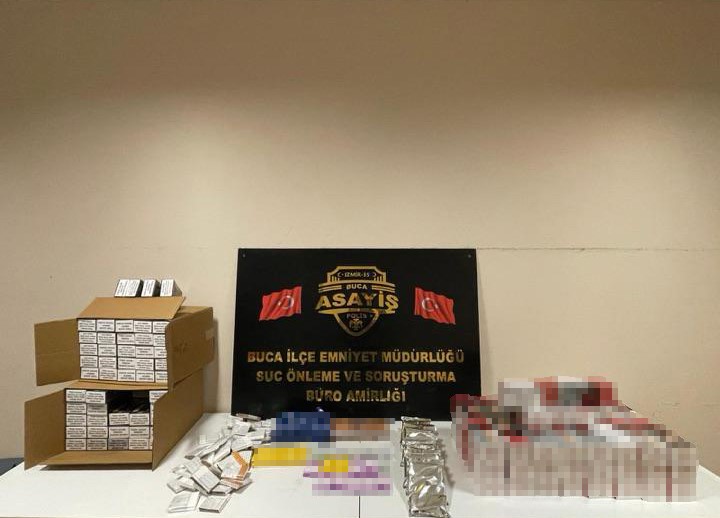 Buca’da uyuşturucu ve kaçakçılık operasyonu: 3 gözaltı
