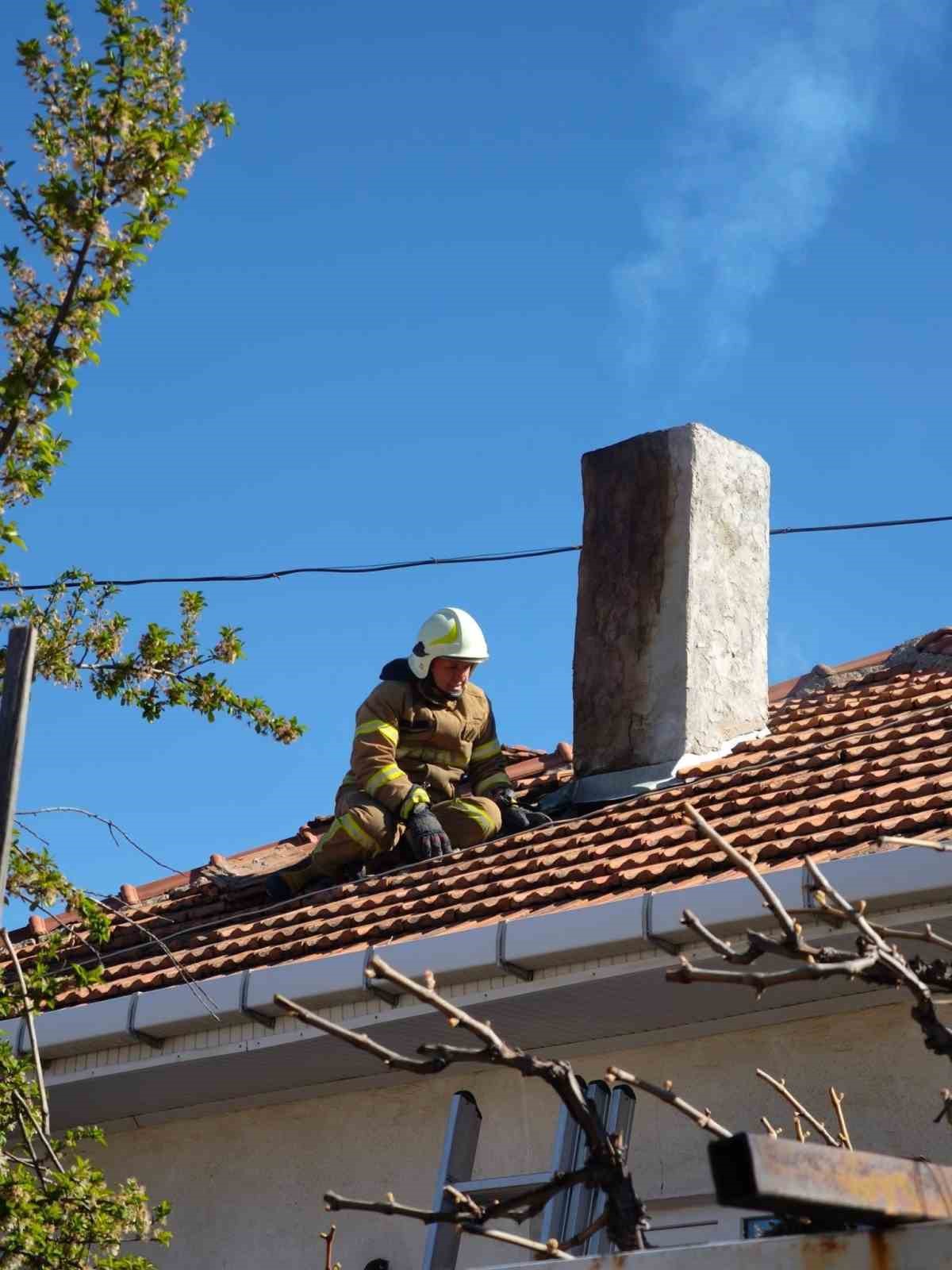 Burdur’da baca yangını söndürüldü
