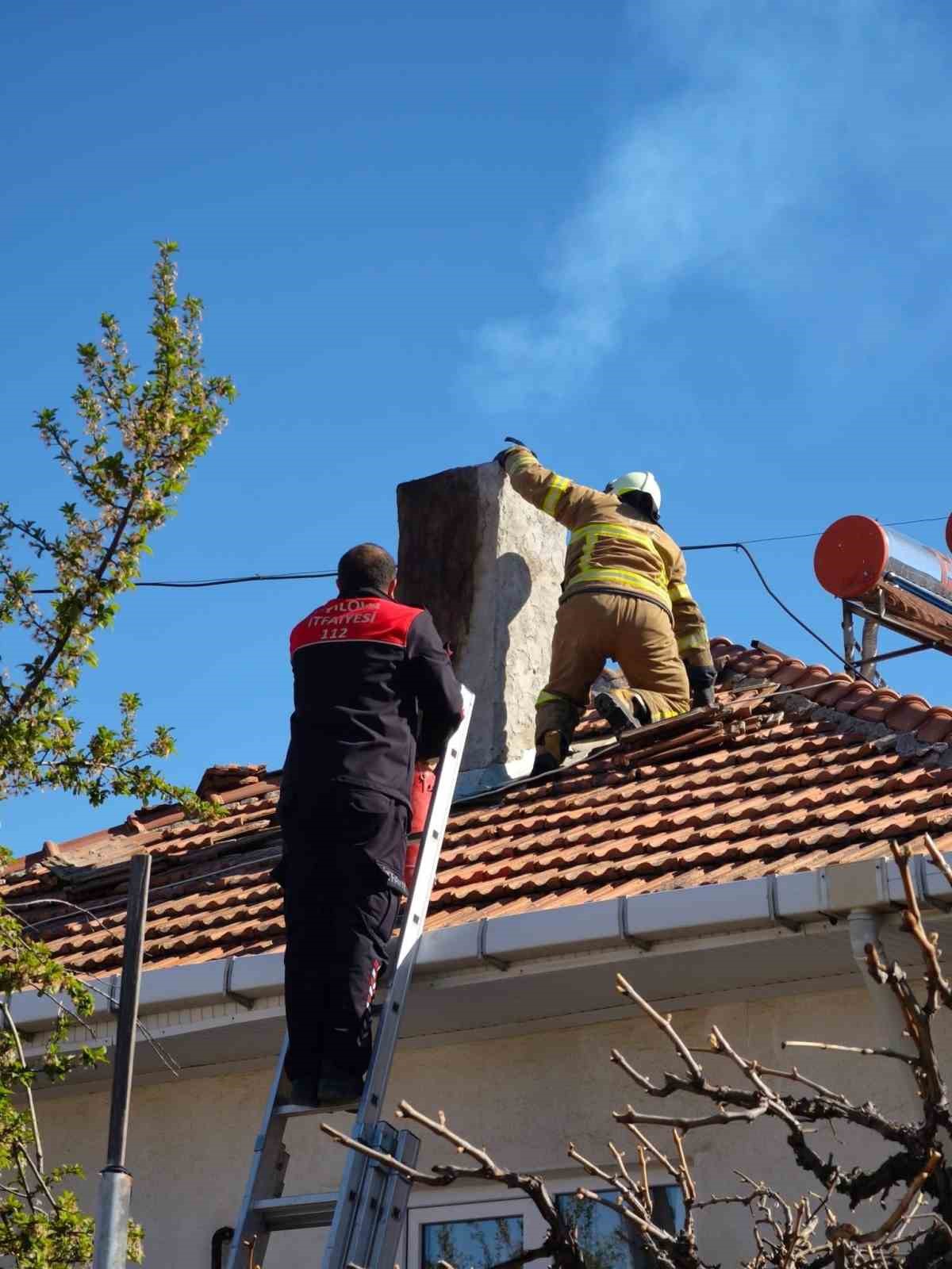 Burdur’da baca yangını söndürüldü
