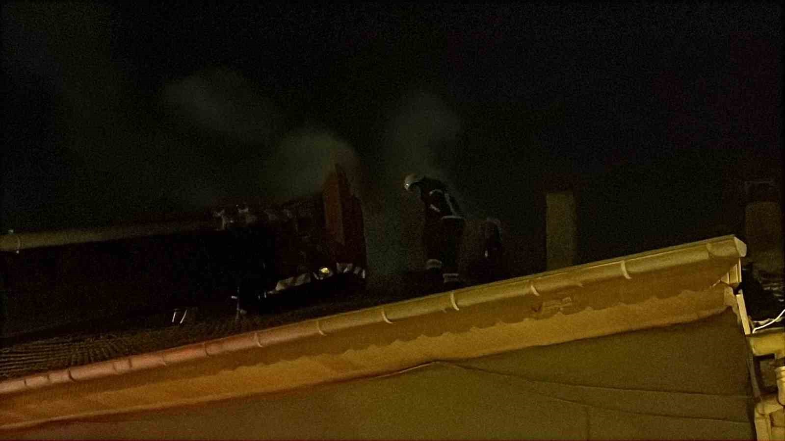 Burdur’da müstakil evin bacısında yangın
