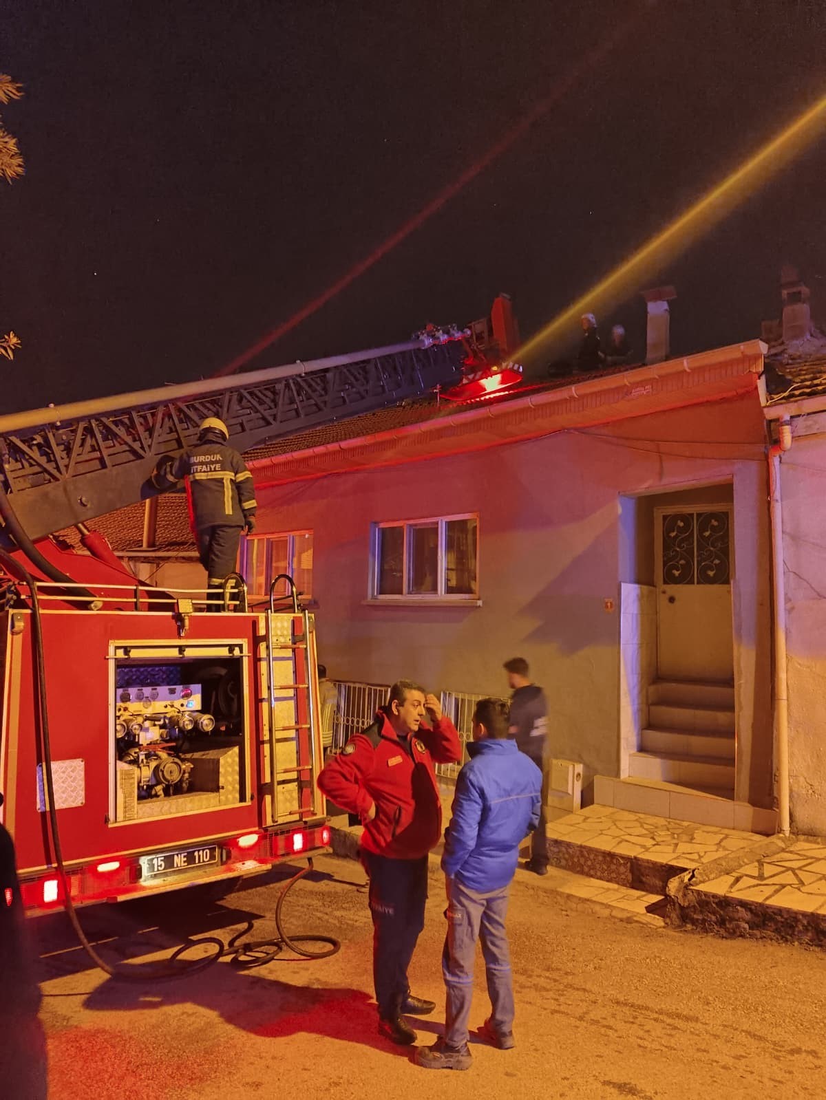 Burdur’da müstakil evin bacısında yangın
