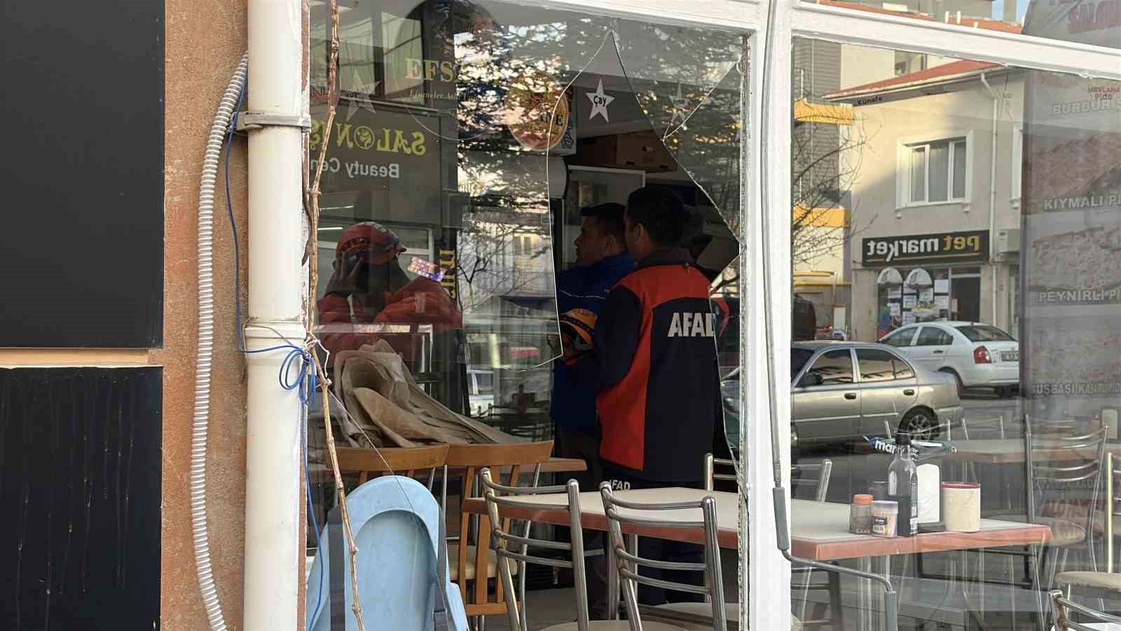 Burdur’da pide salonunda doğalgaz patlaması: 1 yaralı
