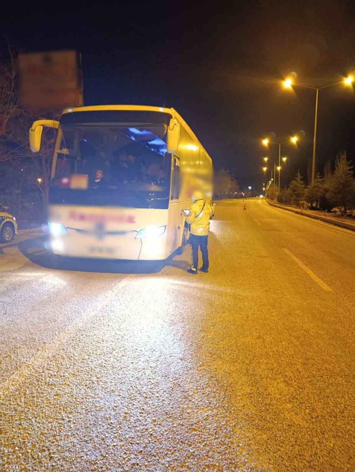 Burdur’da şehirlerarası yolcu taşımacılığına denetim
