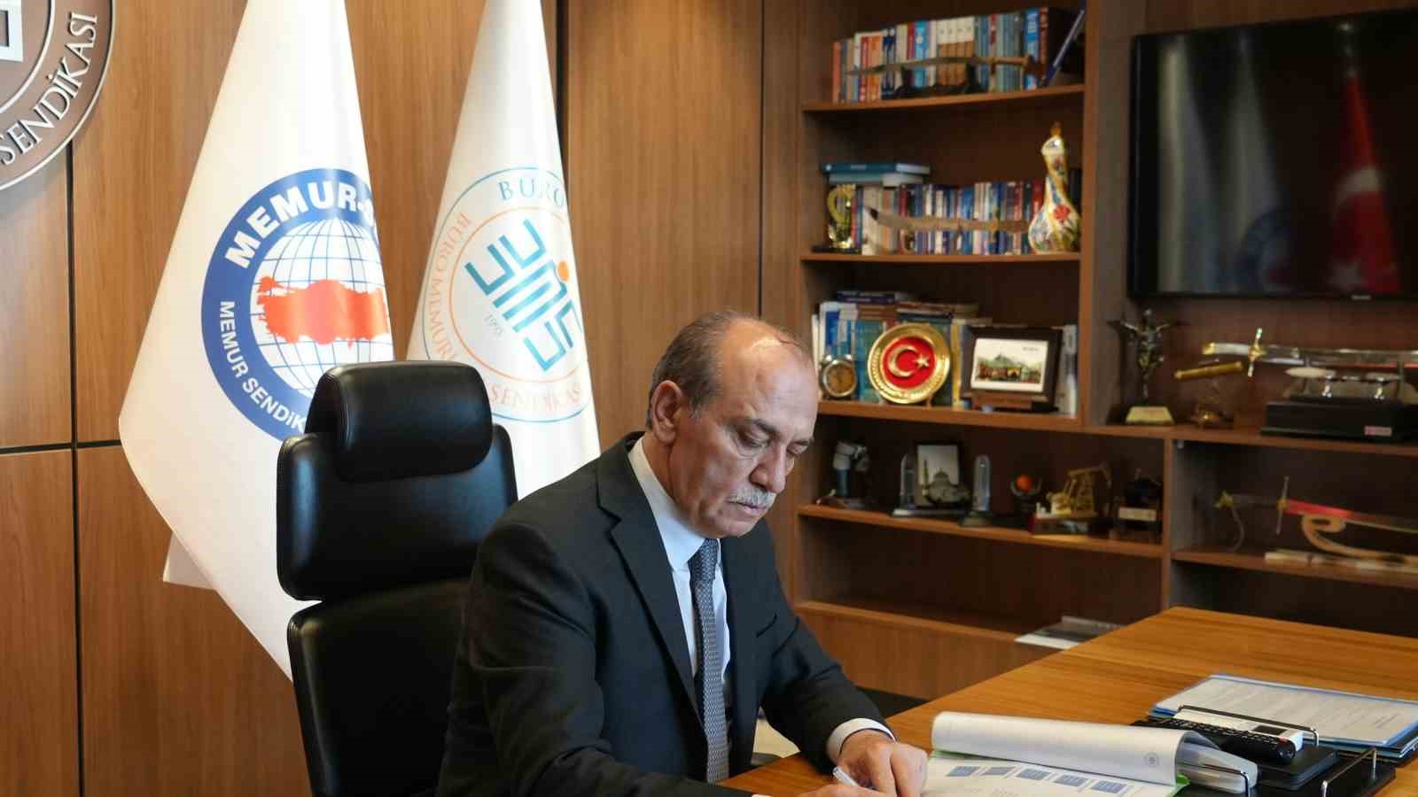 Büro Memur-Sen Genel Başkanı Yazgan: "Kamu görevlilerinin tamamını koruyacak bir şiddet yasası acilen çıkarılmalı"
Büro Memur-Sen Genel Başkanı Yazgan: "Kamu görevlilerinin tamamını koruyacak bir şiddet yasası acilen çıkarılmalı"