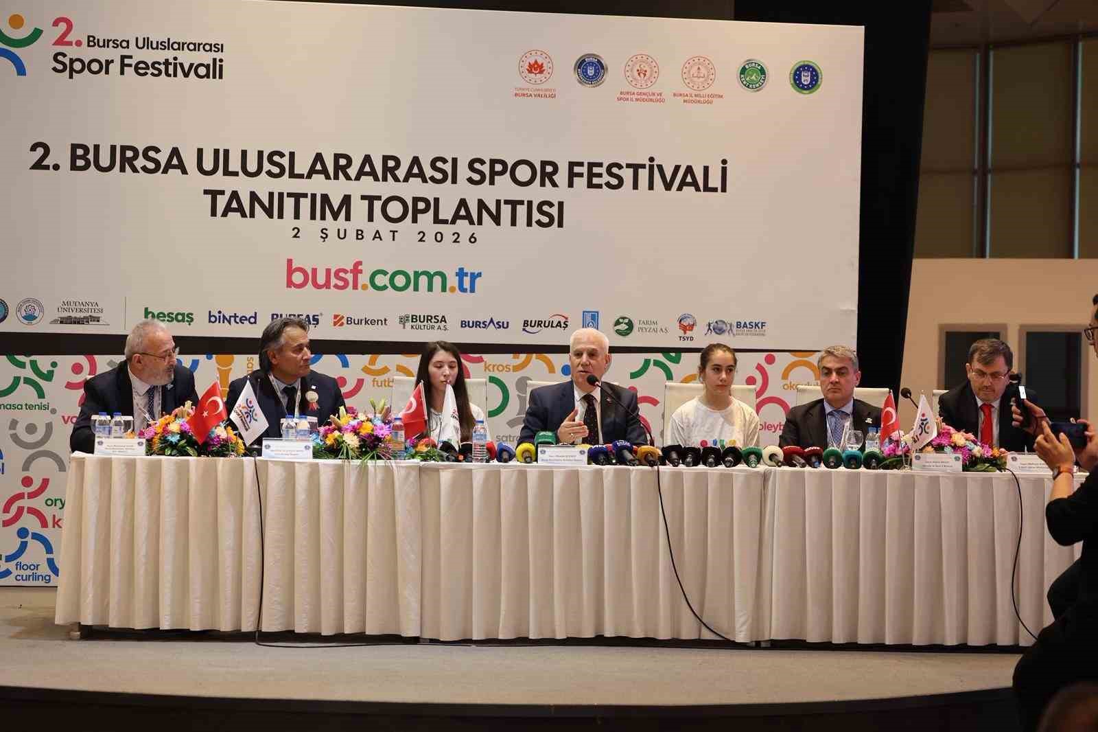 Bursa 2. Uluslararası Spor Festivali’ne hazır
