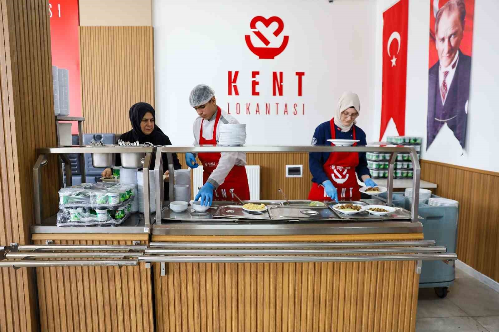 Bursa Büyükşehir Kent Lokantalarına yoğun ilgi
