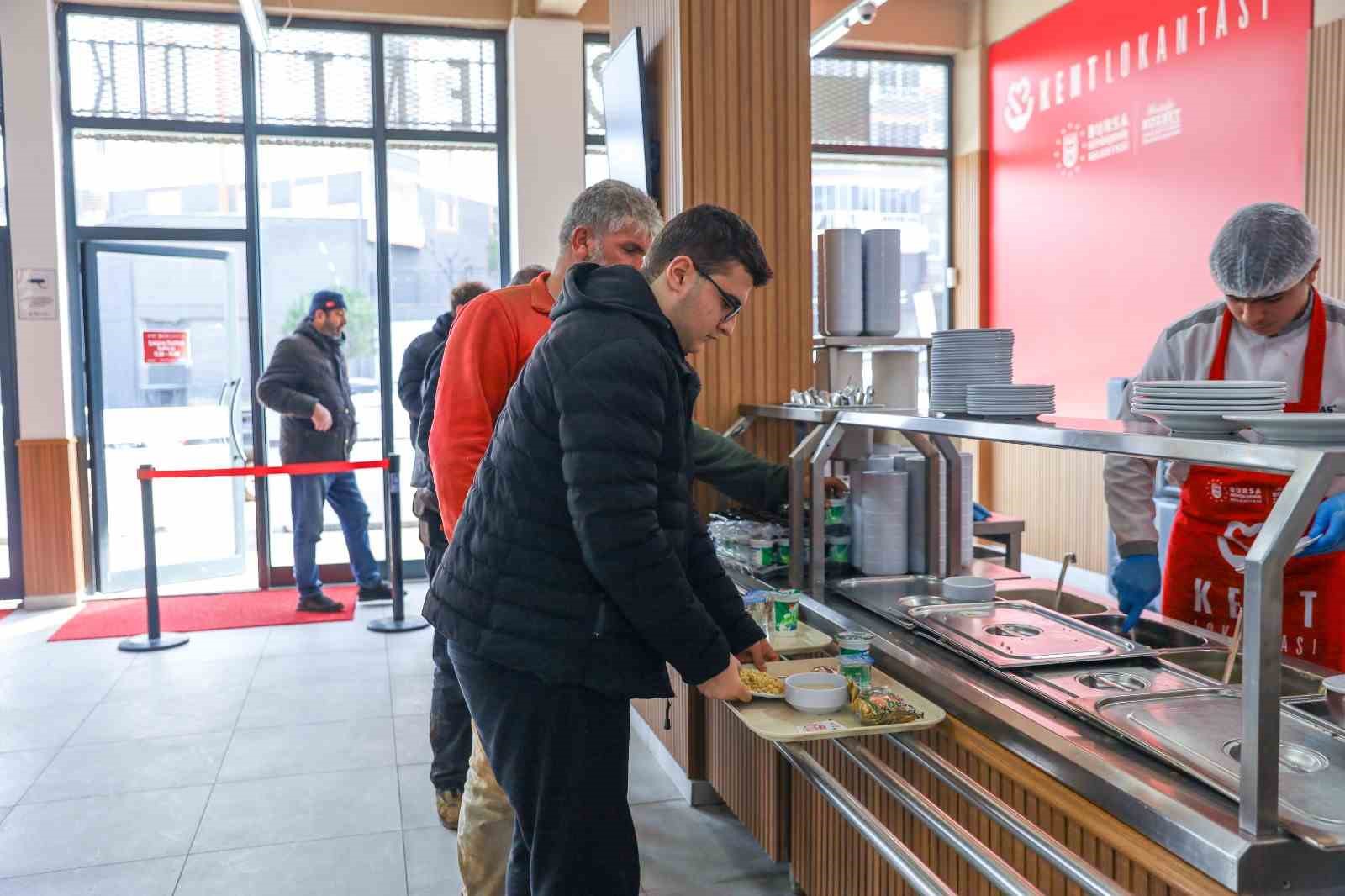 Bursa Büyükşehir Kent Lokantalarına yoğun ilgi
