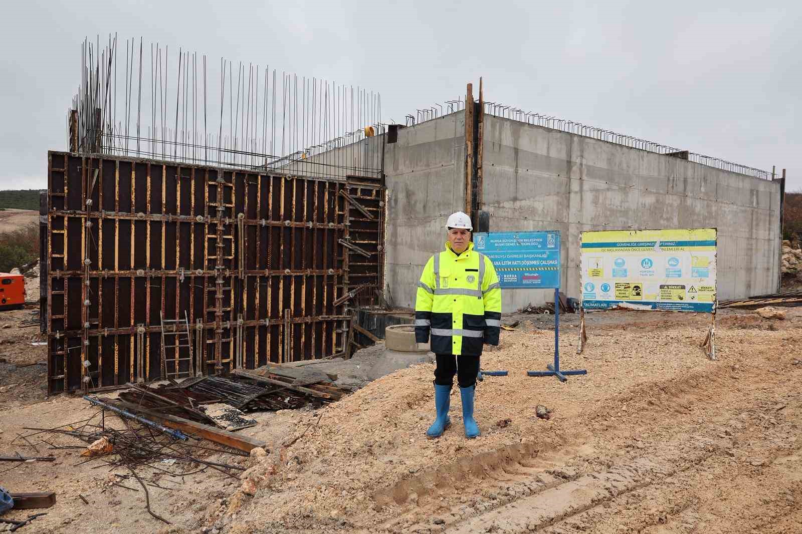 Bursa Büyükşehirden Nilüfer’e yeni su deposu
