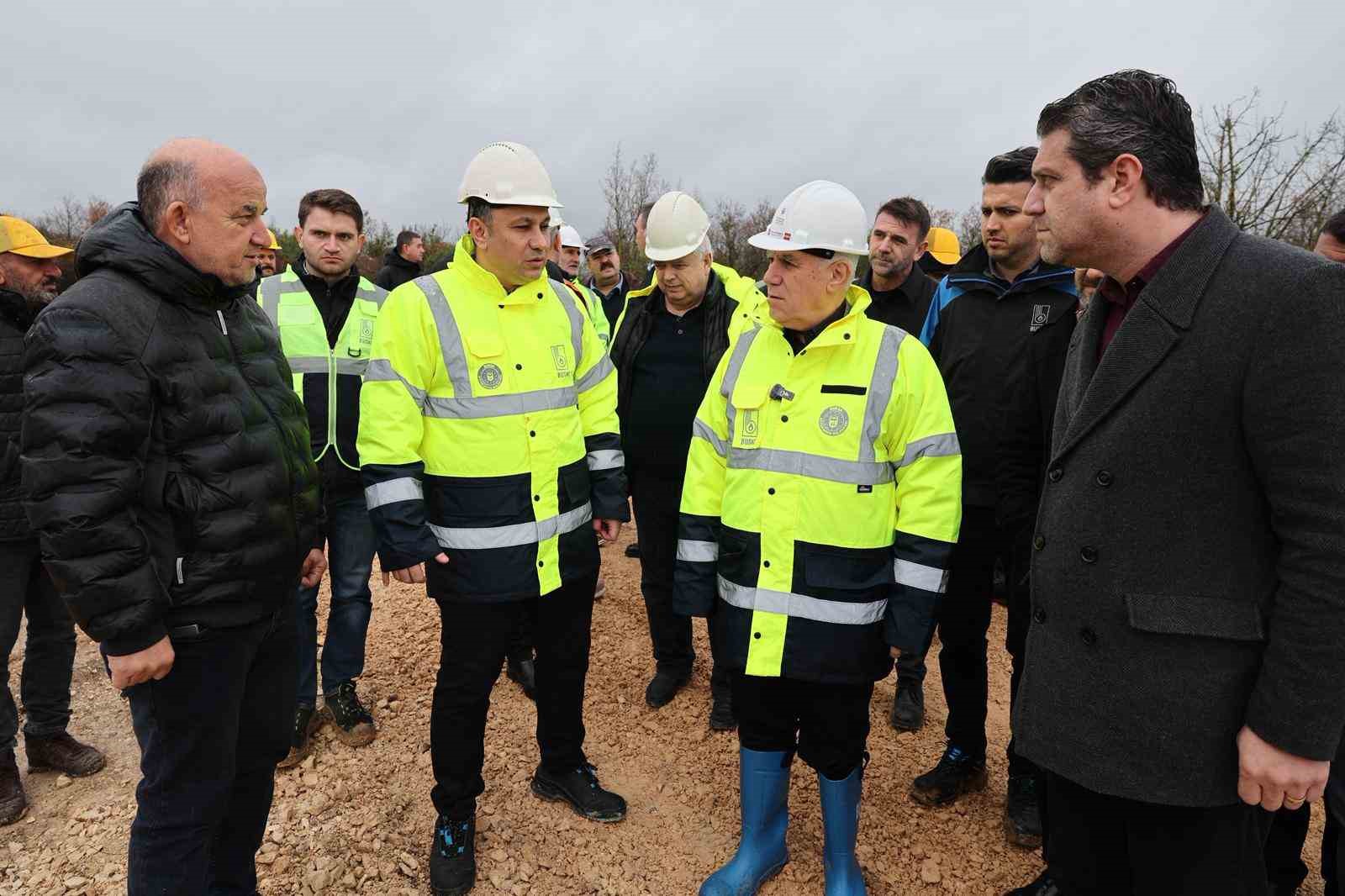 Bursa Büyükşehirden Nilüfer’e yeni su deposu
