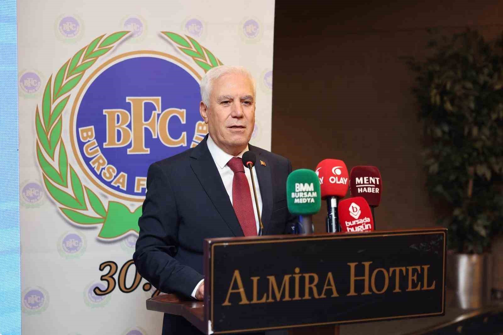 Bursa Fan Clup’te bayrak değişimi
