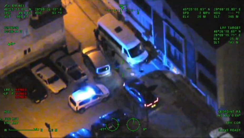 Bursa semalarında helikopter ve İHA’lar uyuşturucu tacirleri için uçtu
