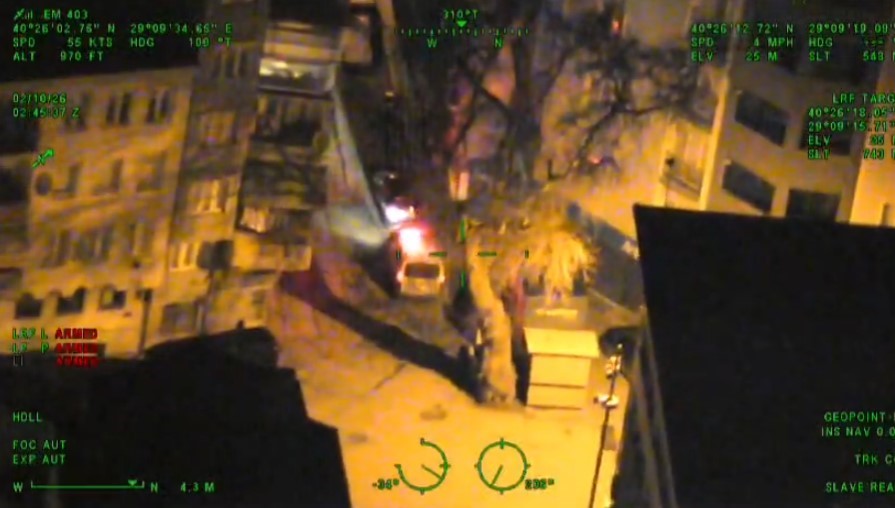 Bursa semalarında helikopter ve İHA’lar uyuşturucu tacirleri için uçtu
