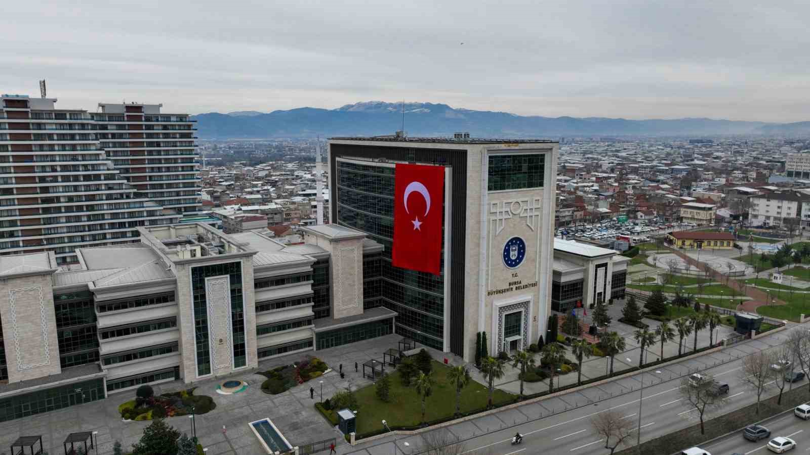 Bursa Türk Bayraklarıyla donatıldı
