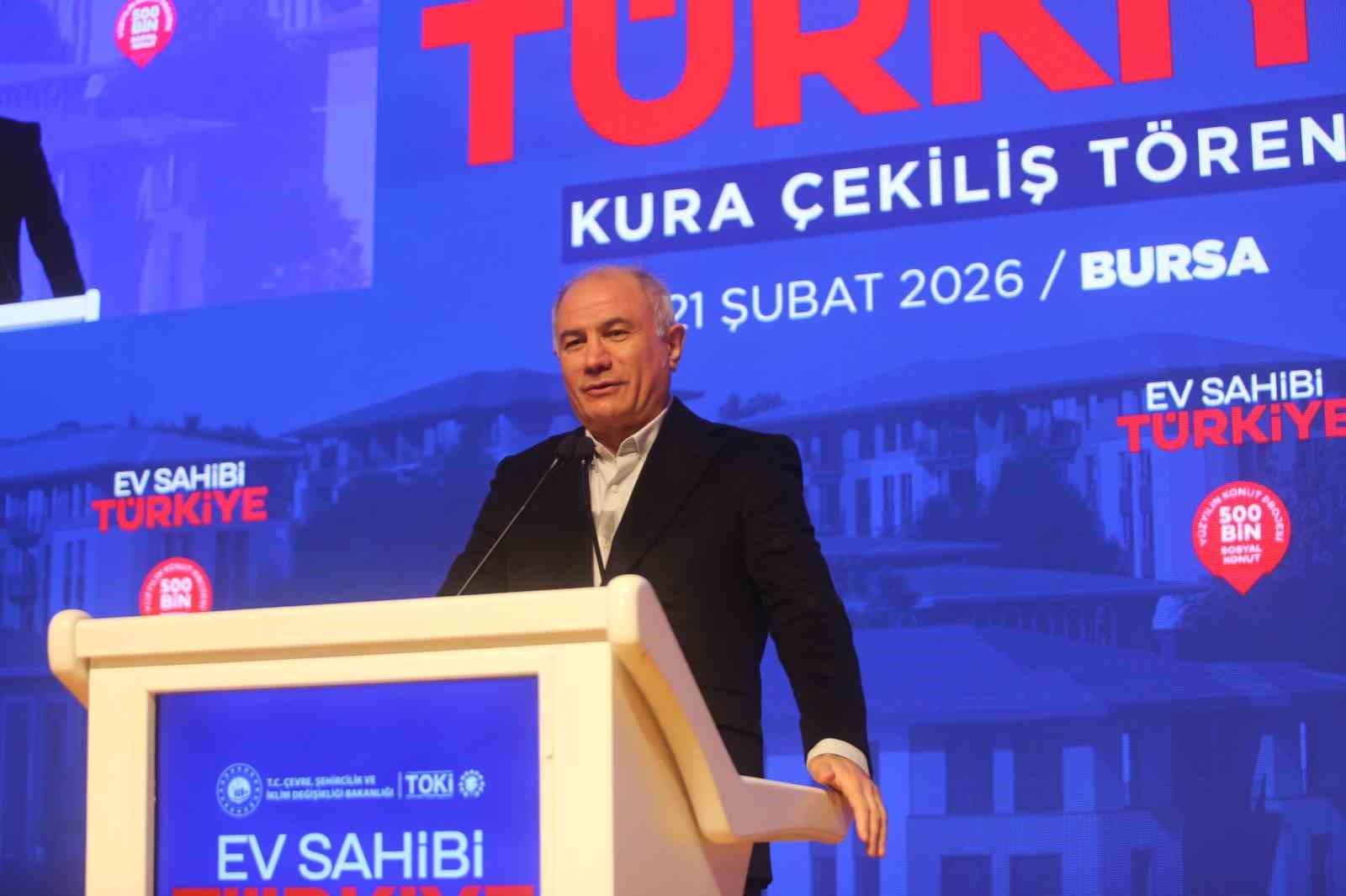 Bursa’da 17 bin 225 TOKİ konutunun hak sahipleri belirleniyor
Bursa’da 17 bin 225 TOKİ konutunun hak sahipleri belirleniyor