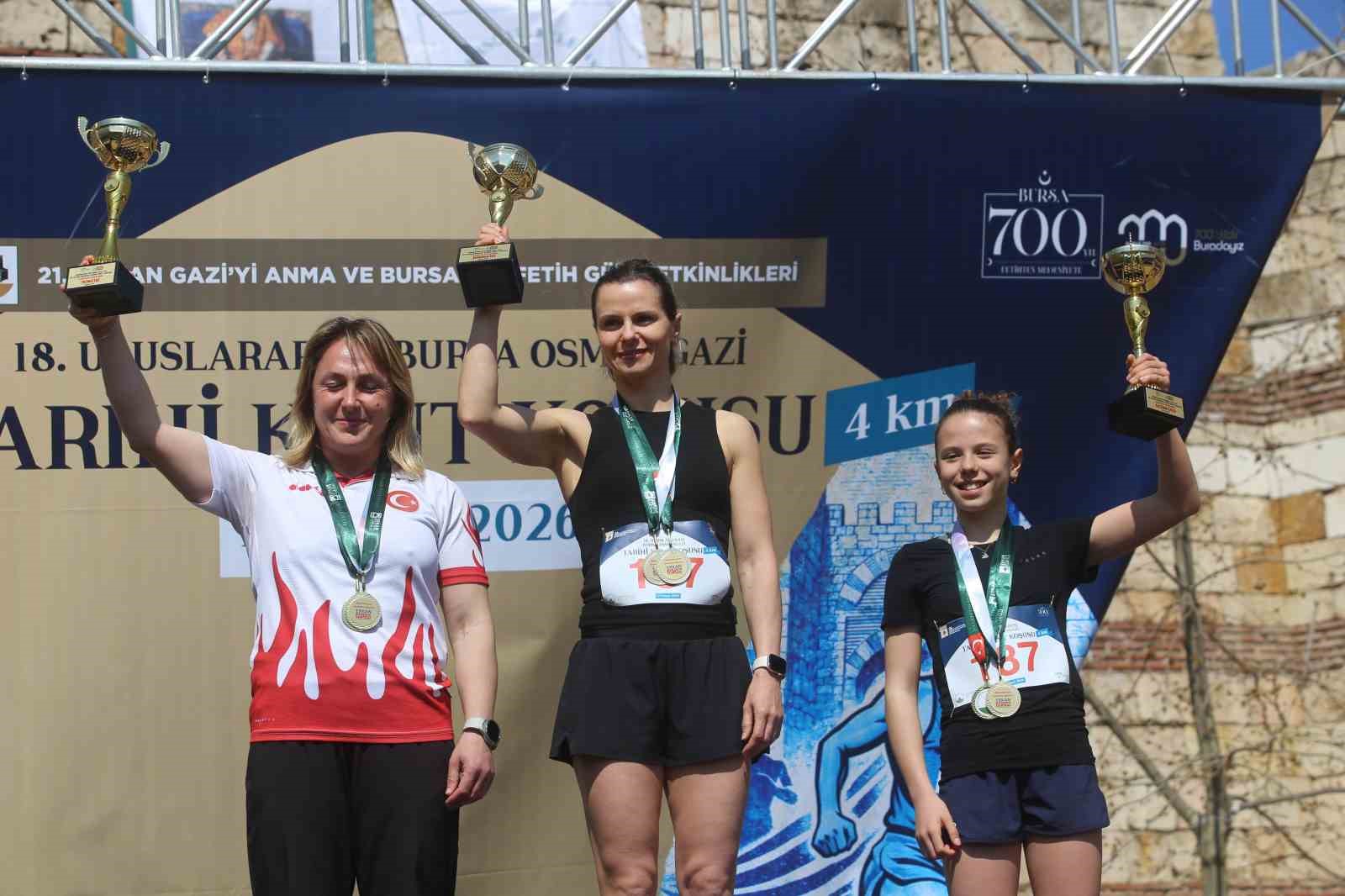 Bursa’da 18. Uluslararası Osmangazi Tarihi Kent Koşusu gerçekleştirildi
